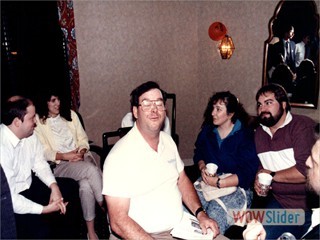 Bob Brodie of Atari (our buddy!) Patty and Bill Rayl (Atari Interface mag)