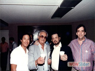 Paul, Sig Hartmann (Atari VP), Ralph Mariano (ST Reports), Gilbert