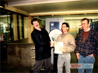 Mike with our Dutch distributors