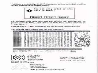 DC Shower back cover