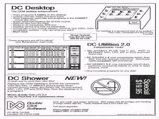 DCS Atari fair flyer